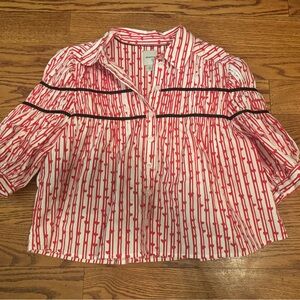 Feminine Shirred Yoke Blouse by Maeve